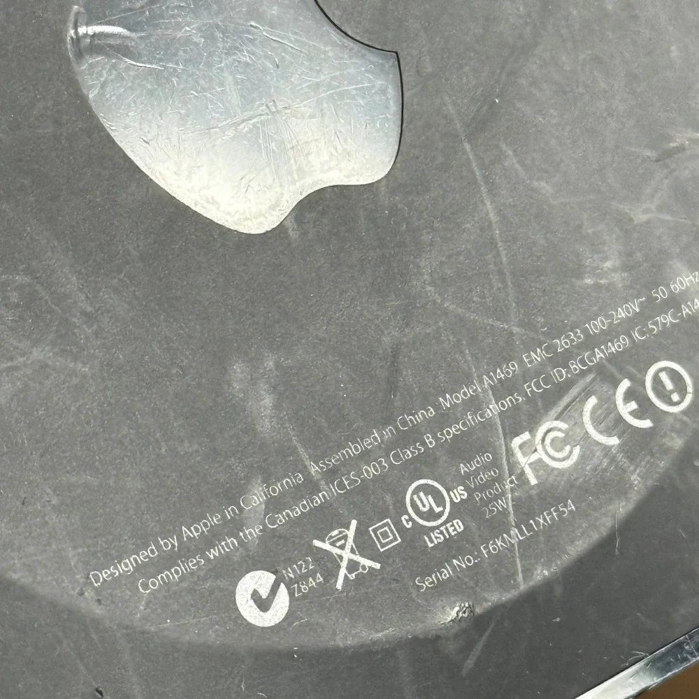 Apple TV 3rd‎ Generation A1469 Media Streamer Player HDMI Ethernet Optical Audio